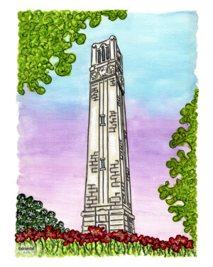 NCSU Bell Tower Print