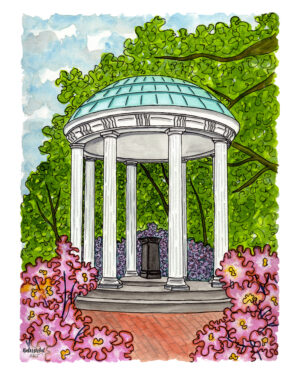 UNC Old Well Print