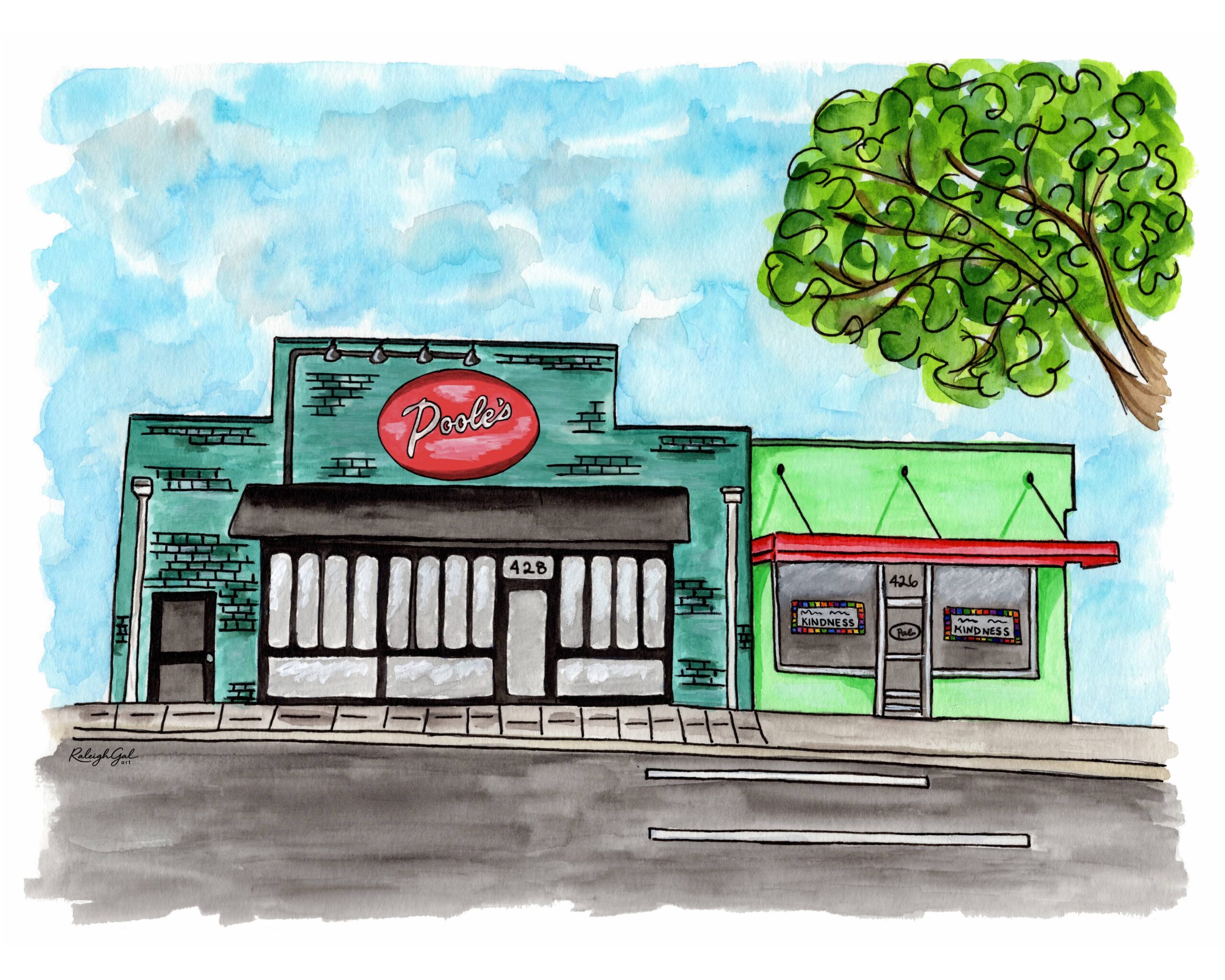 Poole's Diner Print