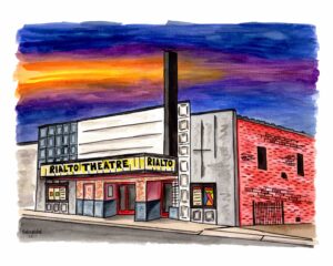 Rialto Theatre Print